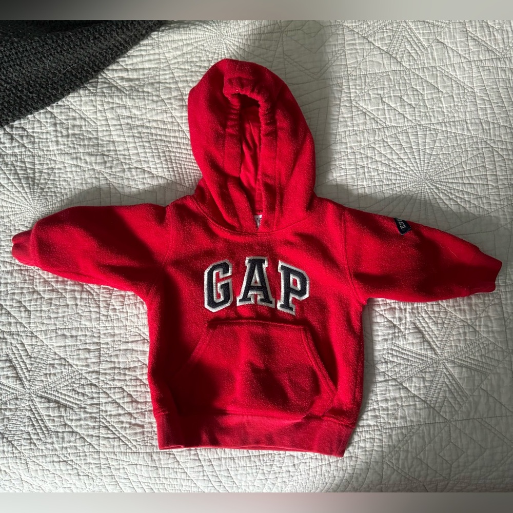 GAP red baby sweatshirt